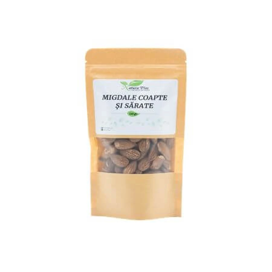 Reife und gesalzene Mandeln, 150 g, Natura Plus