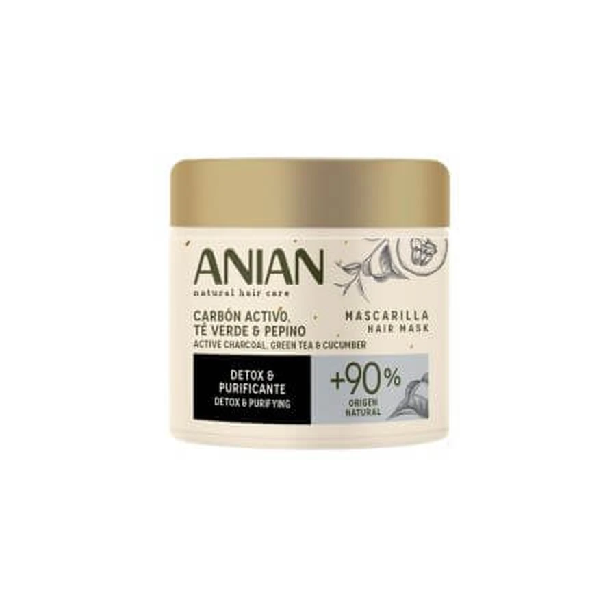 Masque pour cheveux gras, 350 ml, Anian