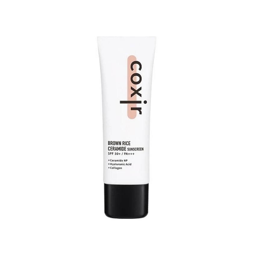 Brown Rice Ceramide Ceramide Sun Protection Cream with Ceramides SPF 50+, 50 ml, Coxir