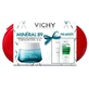 Mineral 89 Creme für alle Hauttypen, 50 ml + Fluid mit SPF 50+ Capital Soleil, 15 ml + Dercos Anti-Dunkelheitsshampoo, 50 ml, Vichy