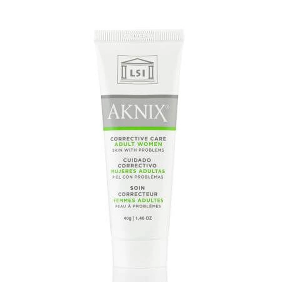 Crème correctrice anti-imperfections pour le visage Aknix Woman, 40 g, Life Science Investments