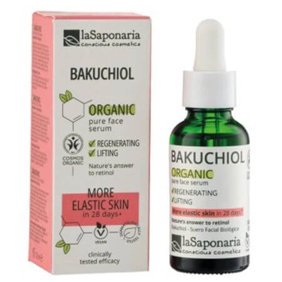 Activ pure met bakuchiol, 30 ml, La Saponaria