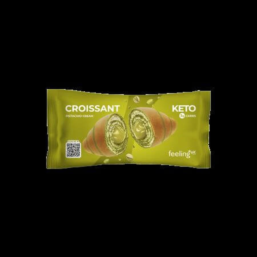 Protein croissant with pistachios, 50 g, FeelingOK