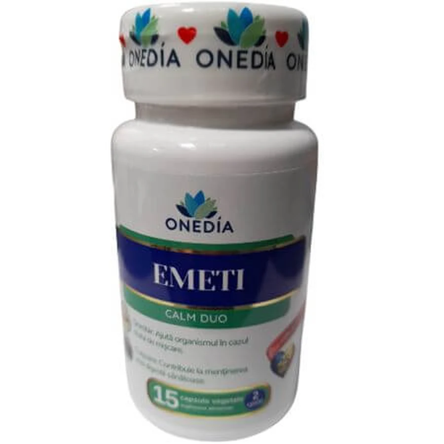 Emeti Calm Duo, 15 gélules végétales, Onedia