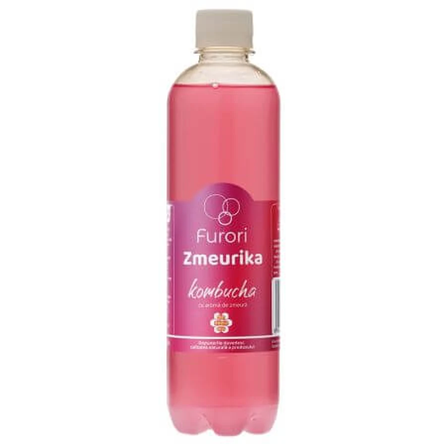 Kombucha con sabor a frambuesa Zmeurika, 500 ml, Furori