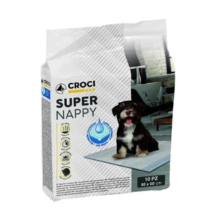 Absorberende mat voor honden 60 x 60 cm Super Luier, 10 stuks, Croci