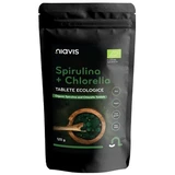 Spirulina + Chlorella biologische tabletten, 125 g, Niavis