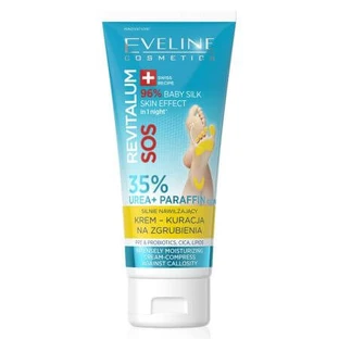 Crème hydratante intense pour les pieds et les talons avec 35% d'urée et de paraffine Revitalium SOS, 75 ml, Eveline Cosmetics