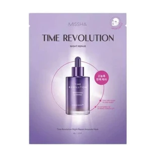 Time Revolution Sérum de nuit réparateur Sérum Réparateur Masque serviette Time Revolution, 30 g, Missha