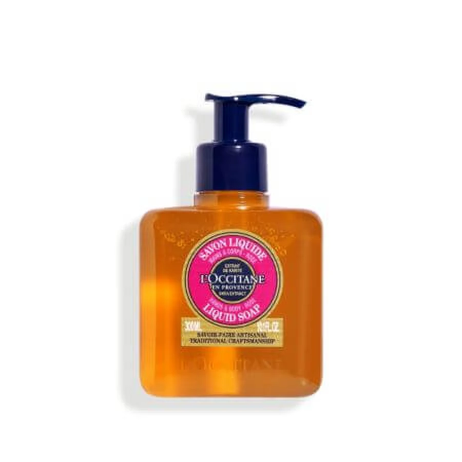 Flüssigseife mit Sheabutter und Rose Shea Butter Shea Butter, 300 ml, L'Occitane