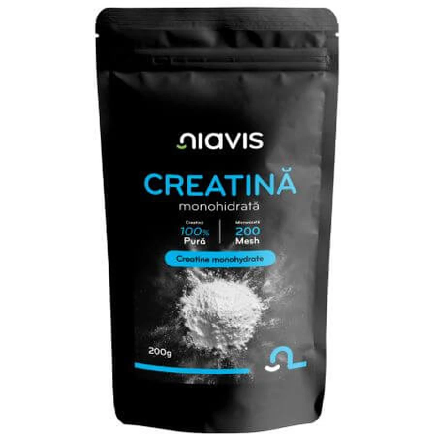 Creatine monohydrate, 200 g, Niavis