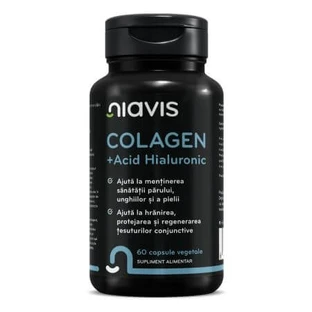 Collageen en hyaluronzuur, 60 capsules, Niavis