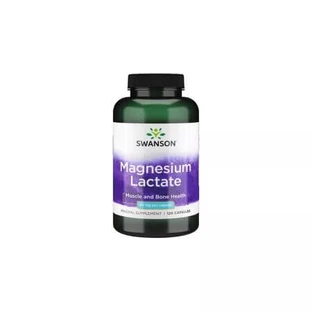 Lactato de magnesio, 84 mg, 120 cápsulas, Swanson