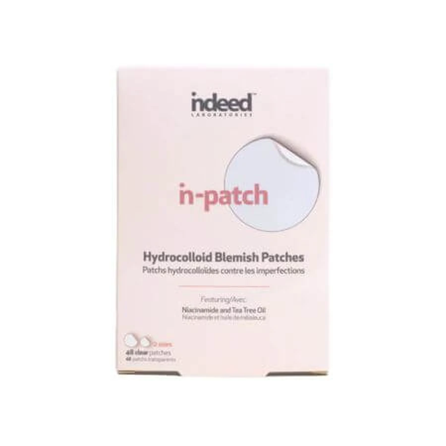 Patchs hydrocolloïdaux pour les imperfections dans les patchs, 48 pièces, Indeed Labs