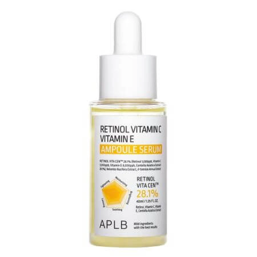 Serum met Retinol, Vitamine C en Vitamine E, 40 ml, Aplb