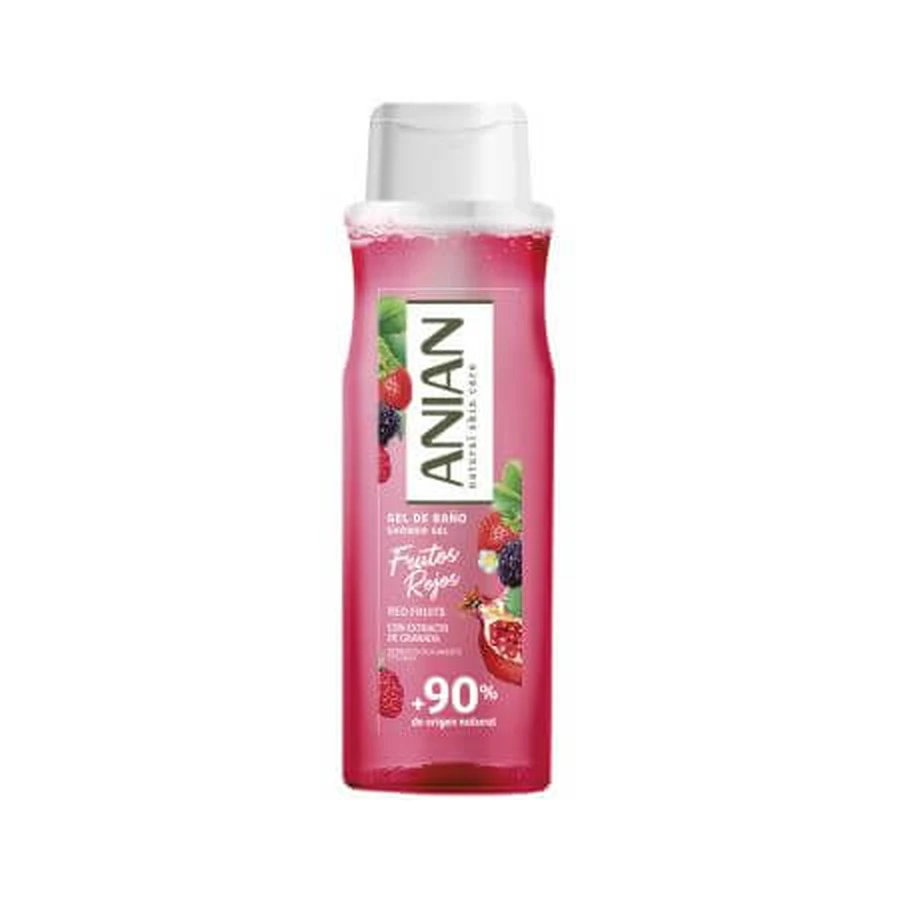 Gel douche à l'extrait de fruits rouges, 750 ml, Anian