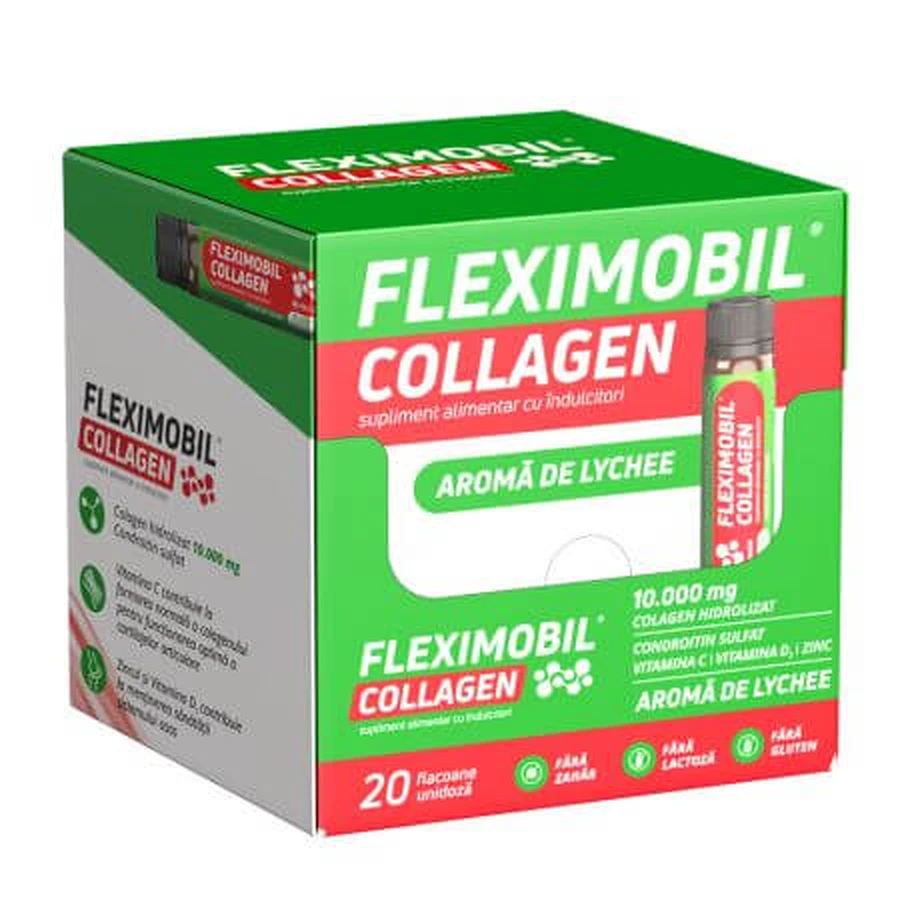 Fleximobil Kollagen, 20 Einzeldosis-Fläschchen x 25 ml, Fiterman Pharma