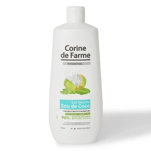 Gel douche à l'eau de coco, 750 ml, Corine de Farme