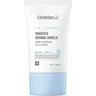 Crema hidratante de protección solar SPF50 PA++++, Madeca Derma Shield, 50 ml, Centellian 24