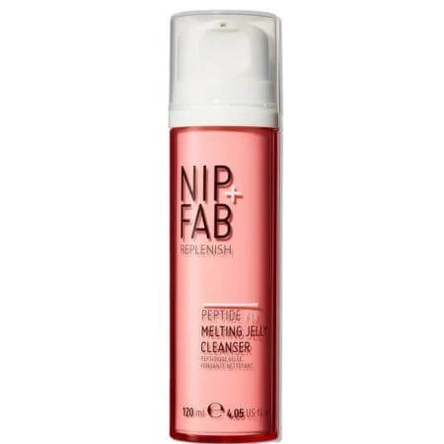 Gel nettoyant pour le visage Gel fondant à base de peptides, 120 ml, NIP+FAB