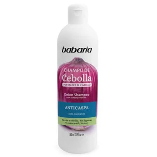 Anti-dandruff shampoo with onion extract for strengthening hair, 380 ml, Babaria