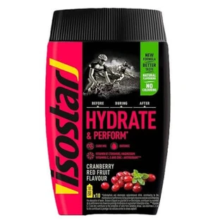 Isotoon poeder met rode vruchtensmaak Hydrate & Perform Antiox, 400 g, Isostar