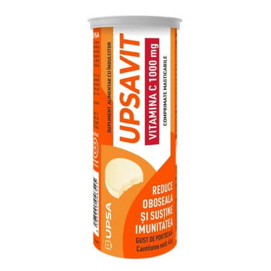 Vitamin C Upsavit, 15 Kautabletten, Upsa