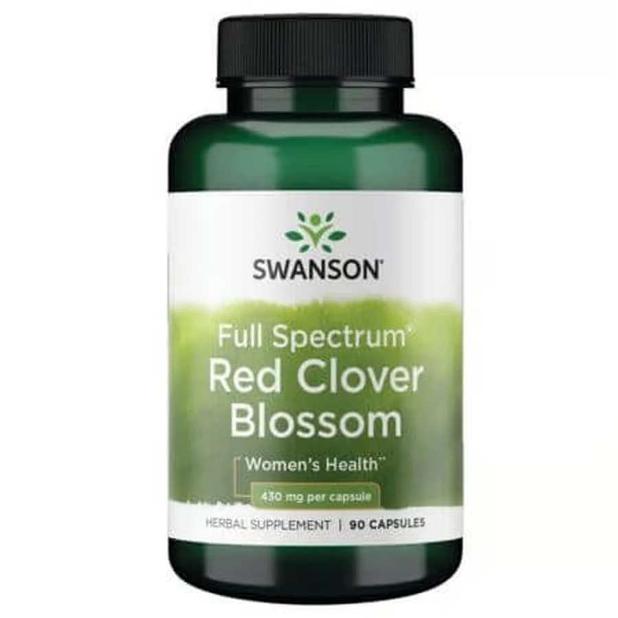 Trèfle Rouge à spectre complet, 430 mg, 90 gélules, Swanson
