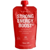 Pasteurisiertes Fruchtpüree mit Äpfeln, Birnen, Passionsfrucht und Guarana Strong Energy Boost, 180 g, Nutrino Lab