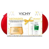 Kit Neovadiol Magistral Bálsamo nutritivo de día con efecto reafirmante, 50 ml + Capital Soleil SPF 50+ Fluido, 15 ml + Dercos Champú Anti-daños, 50 ml, Vichy