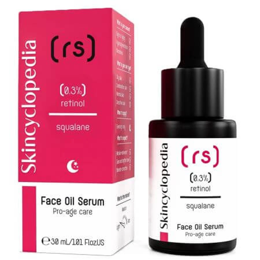 Anti-Falten-Serum mit 0,3% Retinol und Squalan RS, 30 ml, Skincyclopedia