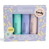 Lip Balm Candy Trio Lip Balm Set, 3 x 35 gr, IDC Institute