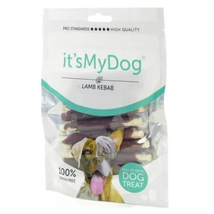 It's My Dog - Friandises pour chiens à base de brochettes d'agneau, 80 g, Natural Health