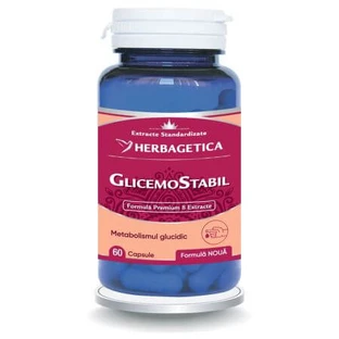 Glicemostabil, 60 capsules, Herbagetica
