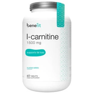L-Carnitine Classic Series, 1500 mg, 60 tablets, Benefit Nutrition