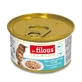Nourriture humide pour chats avec thon et crevettes en aspic, 85 g, Les Filous