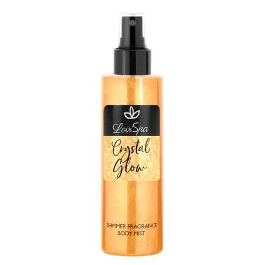 Body Mist Spray Corporal Crystal Glow, 200 ml, Lovi Spa
