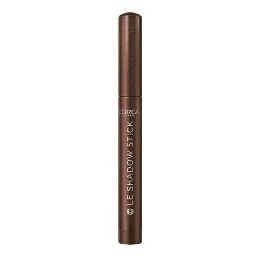 Ombre à paupières crème Ombre à paupières Nuanta 240 Brown Abyss Le Shadow Stick Glow, 1.4 g, Loreal