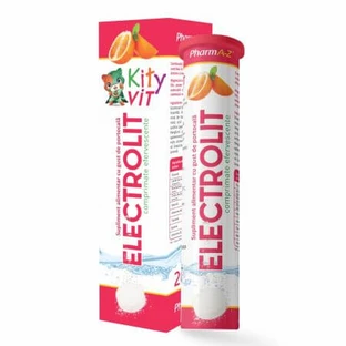 Kityvit Electrolit rehydration salts, 20 effervescent tablets, Pharma-Z