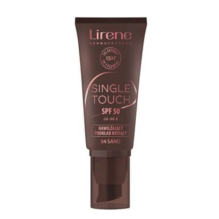 Transfer Resistant Foundation 04 Sand Single Touch, 30 ml, Lirene