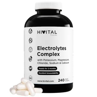 Complejo electrolítico, 240 cápsulas vegetales, Hivital