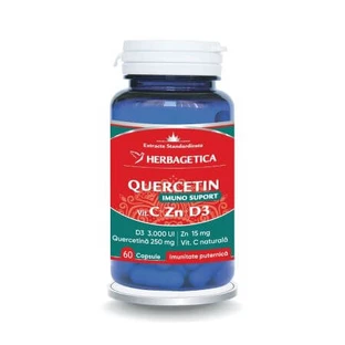 Quercetin, 60 capsules, Herbagetica
