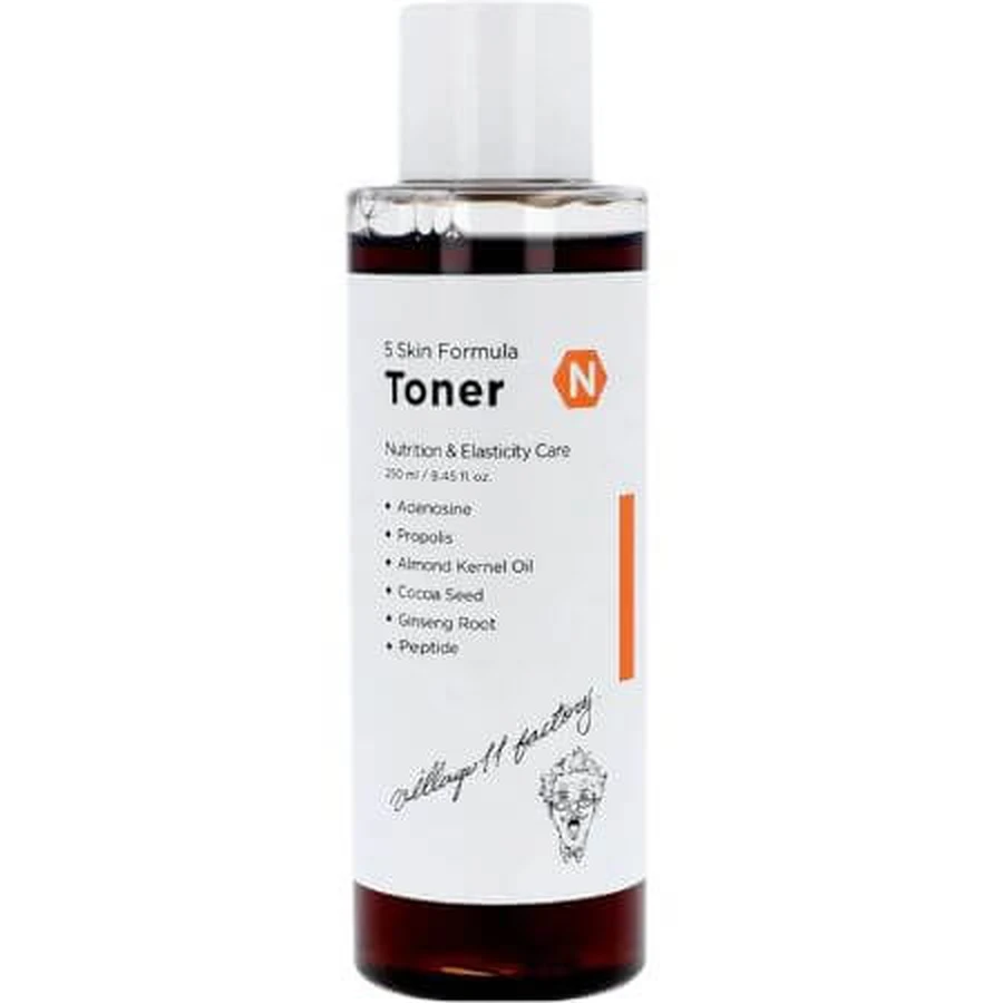 Tonique nourrissant pour le visage 5 Skin Formula, 250 ml, Village 11 Factory