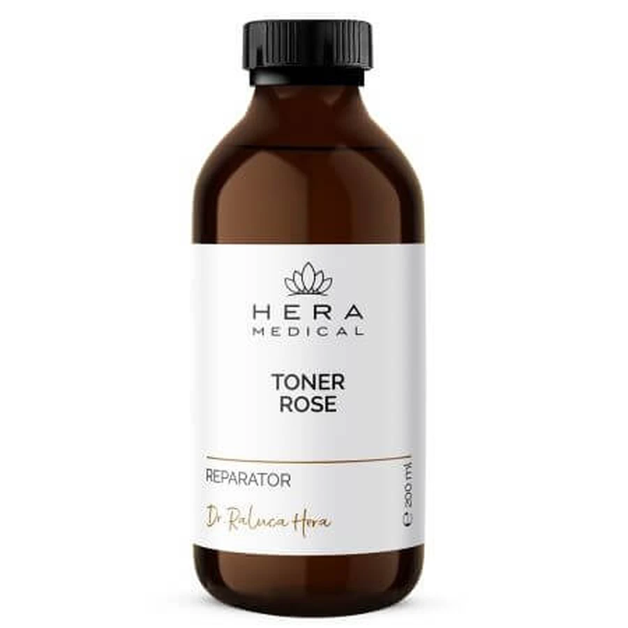 Lotion tonique à l'eau de rose, 200 ml, Hera Medical