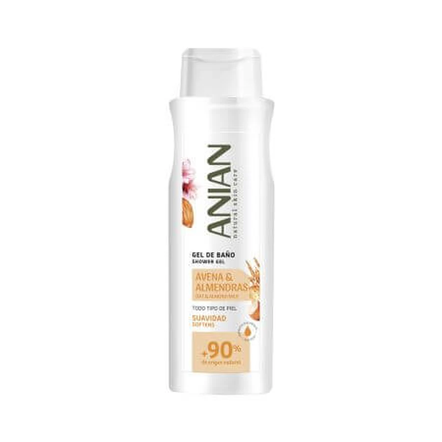 Żel pod prysznic z mleczkiem owsianym i migdałowym, 750 ml, Anian: ceny i cechy