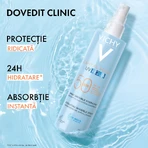 Moisturizing face and body moisturizing spray with sun protection SPF 50 Capital Soleil Soleil UV Aqua, 200 ml, Vichy