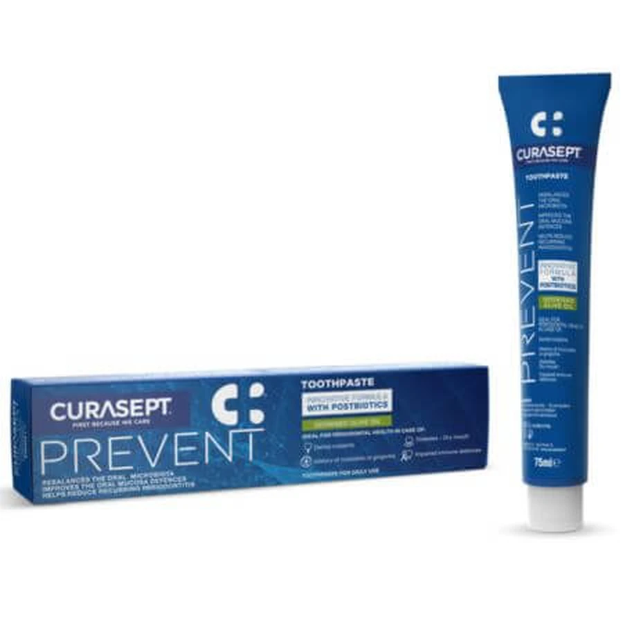 Tandpasta Prevent, 75 ml, Curasept