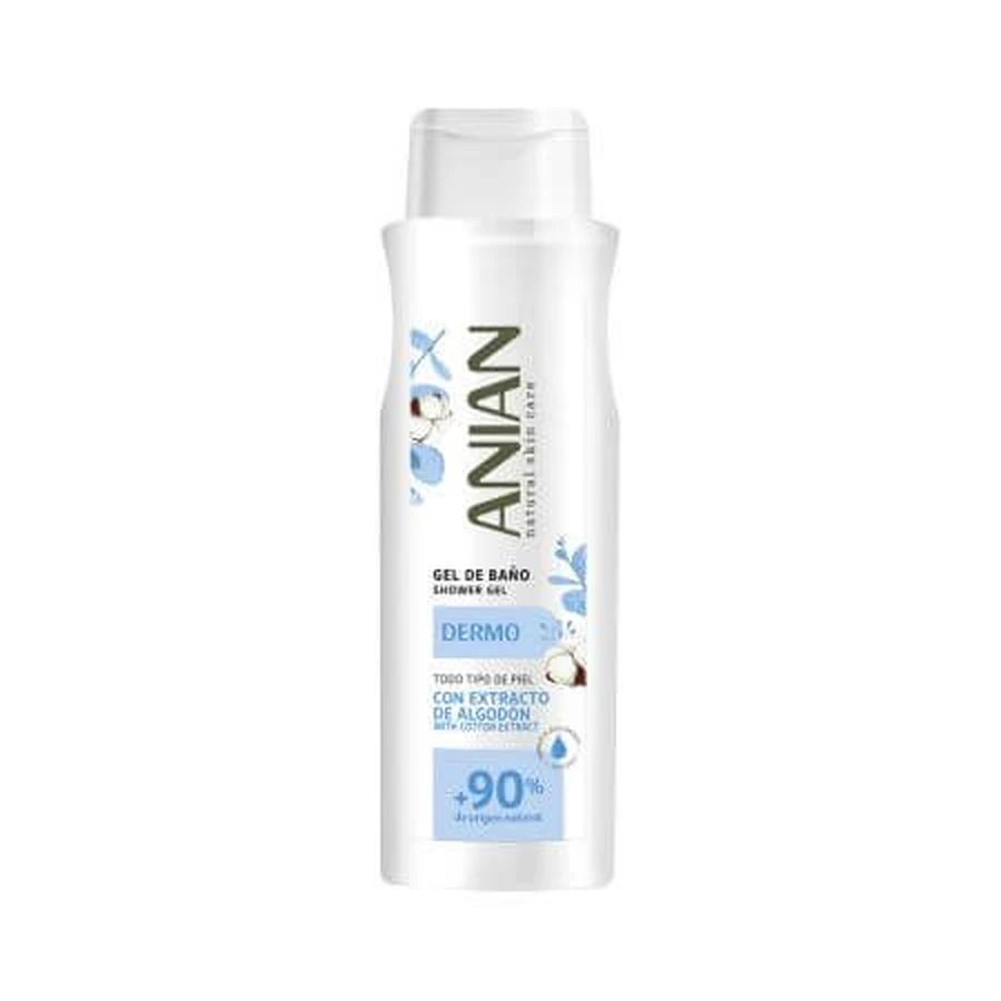 Gel doccia con estratto di cotone, 750 ml, Anian