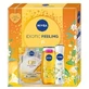 Set mascarilla facial antiarrugas Q10 Energy 1 unidad + gel de ducha Exoting Feeling 250 ml + desodorante en spray Exoting Feeling 150 ml, Nivea