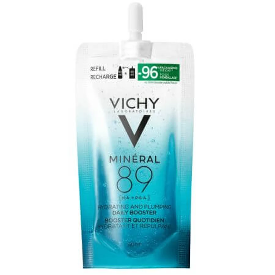 Refill Daily Moisturizing and Replumping Booster Gel Mineral 89, 50 ml, Vichy